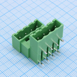 2EDGRTC-5.08-08P-14-00A(H), Разъемный клеммный блок на плату, 8 контактов. Серия 2EDGRTC-5.08