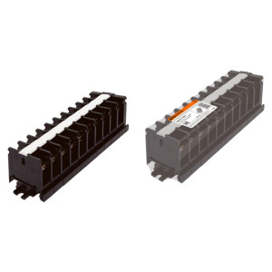 Блок зажимов наборный БЗН 60А на DIN-рейку 10 пар SQ0531-0205