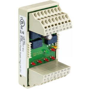 Магнитный выключатель SMI 1001, Интерфейс-устройство для двухканального подключения 4-х датчиков безопасности (2 замыкающих контакта)