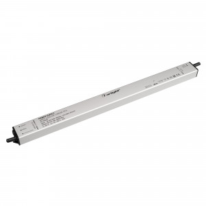 Блок питания ARPV-LG24240-LINEAR-PFC (24V, 10A, 240W) 034891, Источник напряжения с гальванической развязкой для светодиодных изделий. Входное напряжение 220-240 VAC. Выходные параметры: 24 В, 10 А, 240 Вт. Встроенный PFC >0.95. Тонкий металлический корпус IP67. Вход: 220-240VAC. Выход: 24VDC. Размер 400х30х21 mm..