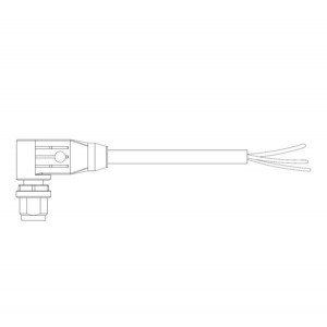 2273102-3, Кабели для датчиков / Кабели для приводов 8pos PUR 5.0m M12 agl plug pig shld A