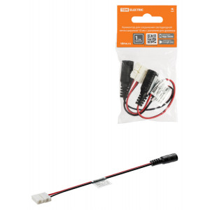 Коннектор для соединения светодиодной ленты шириной 10 мм с разъемом для драйвера, (уп. 2 шт), SQ0331-0407