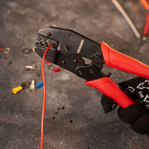 HT-236C, Кримпер для обжима автоклемм неизолированных 0.5-6.0 мм2