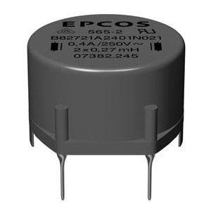 B82721K2202N1, Синфазные дроссели / фильтры RING CORE CHOKE 2X1MH 2A