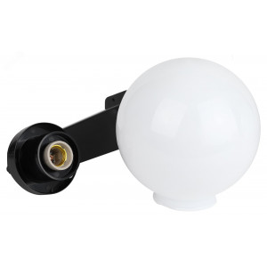 НБУ 01-60-201 Светильник садово-парковый шар опал с настенным крепежом D200mm Е27 (2/60) Б0048074