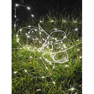 Гирлянда светодиодная 10м 100LED на солнечной батарее аккум. NI-MH 300мА.ч КОСМОС KOC_SOL197