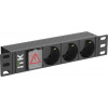 PDU 3 розетки нем. ст. LED 1U вх. С14 10
