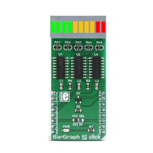 MIKROE-3021, Средства разработки визуального вывода BarGraph 2 click