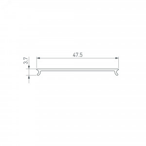 Полоса ARH-W30-2000 ANOD 022489, Анодированная алюминиевая полоса 30мм для установки лент. Служит основанием, теплоотводом, продлевает жизнь светодиодным лентам мощностью до 16.8 Вт/м. Размер 2000х30х2мм