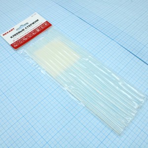 Стержни клеевые 7мм,200мм, 10шт/уп, проз, хедер