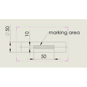 sic7100171, Дополнительная насадка L-MOOV L для маркировки труб d=50мм (окно 60х10мм)