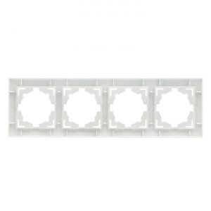 Рамка 4-м Валенсия бел. PROxima EWM-G-304-10