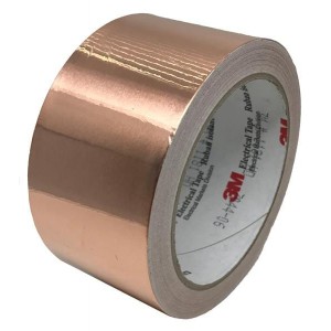 1181-2x18yds", Прокладки, пленки, поглотители и экраны для защиты от ЭМП EMI SHIELD TAPE, Cu 2 IN x 18 YDS