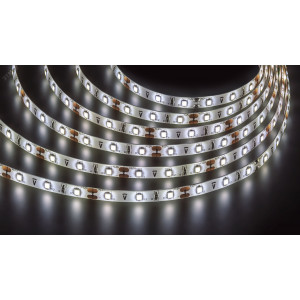 Лента светодиодная LEDх60/м 5м 4.8w/m 12в IP65 белый 18186