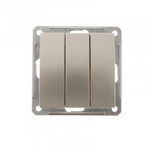 W59 3-клавишный ВЫКЛЮЧАТЕЛЬ, 16АХ, механизм, ШАМПАНЬ C3(2)_ VS0516-351-4-86