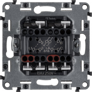 Переключатель 2-кл. СП Valena Allure 10А IP20 250В 752908