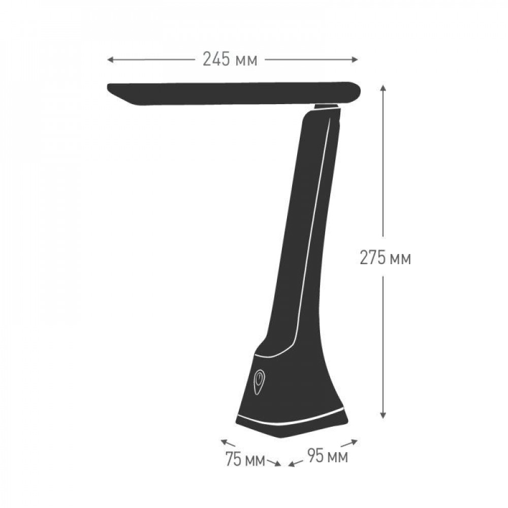 Изображение товара Настольный светильник UF-733 С01 LED 8Вт с 3 уровнями яркости белый