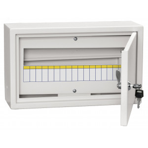 Корпус металлический ЩРн-18 (265х440х120мм) IP31 бел. TITAN 3 MKM13-N-18-31-Z