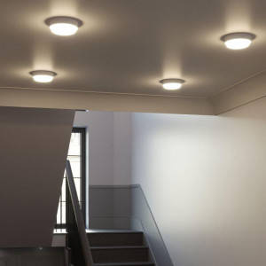 Светильник светодиодный Lite 15Вт 4000К IP65 1100лм d160х53мм ДБП круг настенно-потолочный 126418215