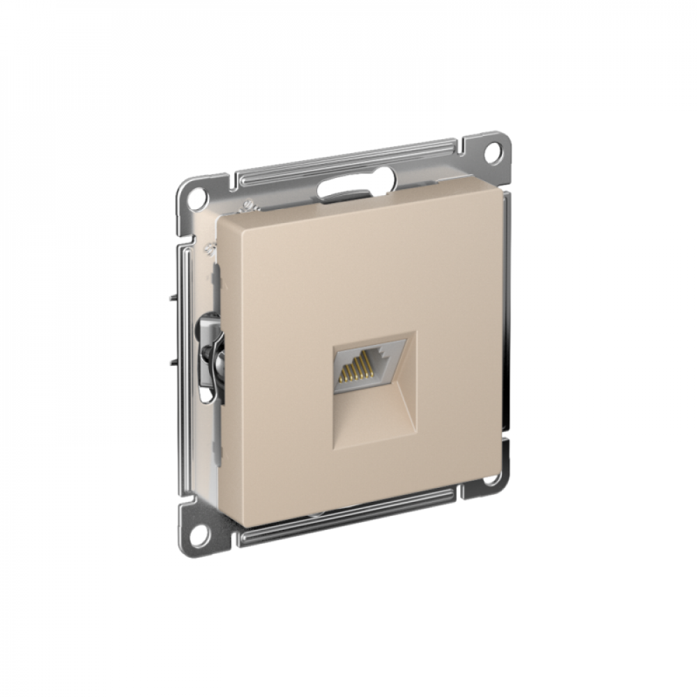 Изображение товара Компьютерная розетка AtlasDesign RJ45 кат.6A механизм песочн
