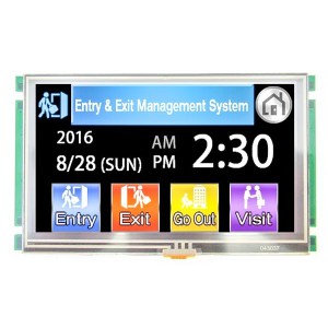 LC043LA0RA, Тонкопленочные дисплеи и принадлежности Command Type TFT LCD 4.3 inch, USB, TC
