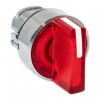 Исполнительный механизм переключателя ХB4 красный на 3 положения возвратный без фиксации, с подсветкой с короткой ручк IP65 EKF XB4BD3L-R-65