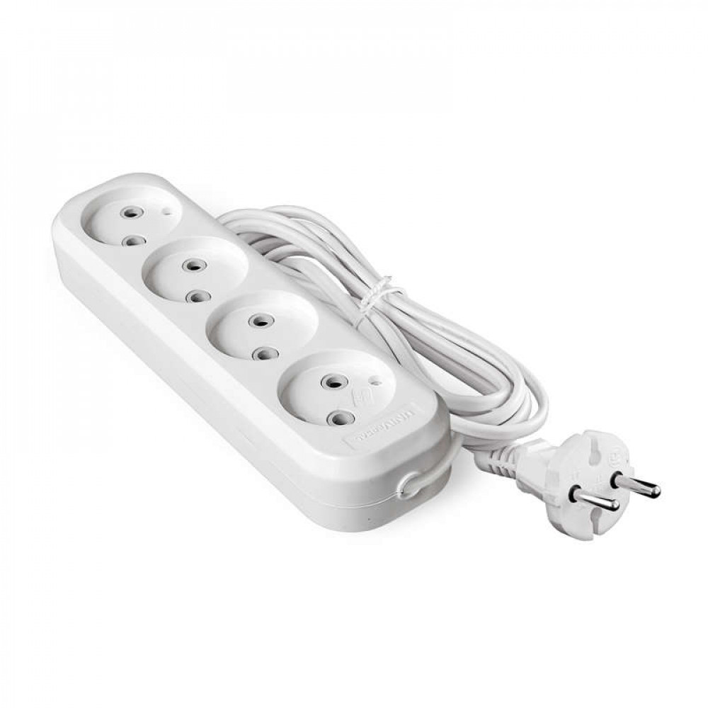 Изображение товара Удлинитель 4х5м без заземления UNIVersal, 16А, белый