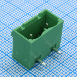 2EDGRC-7.5-02P-14-100Z(H), Разъемный клеммный блок на плату, 2 контакта. Серия 2EDGRC-7.5