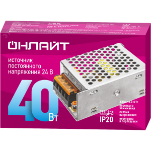 Драйвер 40w OD-P40-IP20-24V 35215