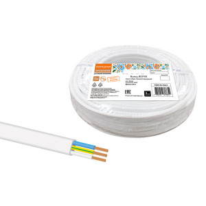 Провод ПУГСП 3х2,5 (20м), белый Народный SQ0126-0223