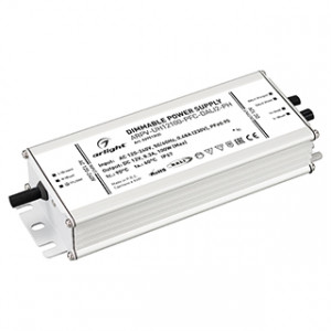 Блок питания ARPV-UH12100-PFC-DALI2-PH (12V, 8.3A, 100W) 029513(2), Диммируемый источник напряжения по протоколу DALI2.0 с гальванической развязкой для светодиодных изделий. Входное напряжение 120-240 VAC. Выходные параметры: 12 В, 8.3 А, 100 Вт. Встроенный PFC >0.95. Герметичный алюминиевый корпус IP 67.