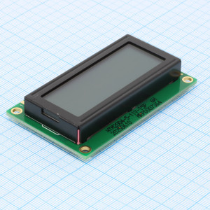 HTM2004-5-11Y-T5P 6H, ЖКИ знакосинтезирующий 20 x 4, STN Серый Позитивный/прозрачно-отражающий светодиодная подсветка желто-зеленая размеры 77x47 мм, видимая область 60x22,2 мм, -20...70°C, 6 o`clock, 16 контактов сверху