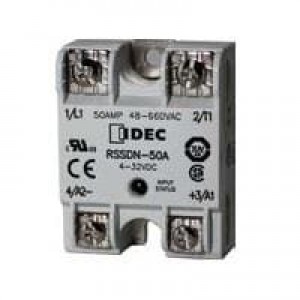 RSSDN-10A, Твердотельные реле - Промышленного монтажа Solid State Relay 4-32VDC Input SPST NO Dual SCR Output 48-660VAC 10A Panel Mount