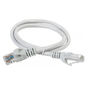 Патч-корд кат.5E UTP 1м сер. PC01-C5EU-1M