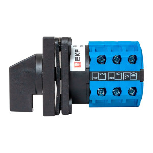 Переключатель кулачковый ПК-1-43 10А 3P -1-0-2- IP65 EKF