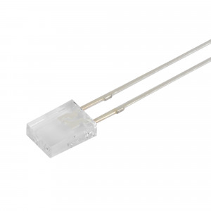 Светодиод ARL-2507URC-2.5cd 004831, Поставка под заказ от 5000 шт. Выводной прямоугольный светодиод, 2х5х7 мм, прозрачная линза. Цвет свечения красный (625 нм). Угол излучения 80°. Сила света Iv=1000-2000 мкд при If=20 мА. VF=1.9-2.3 В. Рекомендуемый постоянный рабочий ток <16-17 мА.