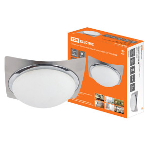 Светильник потолочный Квадрат хром 2х60Вт E27 IP 44 СП 02 нМ SQ0346-0002