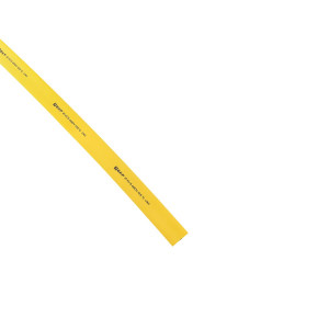 Термоусаживаемая трубка ТУТ нг 10/5 желтая рулон PROxima tut-10-y