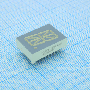 PSA08-11SURKWA, 1 разрядный индикатор 20,32мм/красный/630нм/9000....21000мКд/ОА