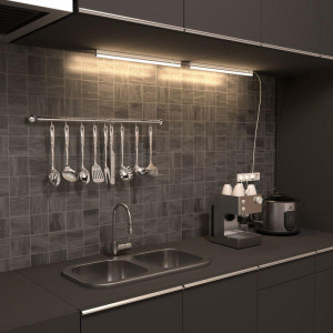 Светильник светодиодный Black 10Вт 4000К IP20 740лм 170-264В 561х22х36мм ДВО линейный накладной бел. 130511210