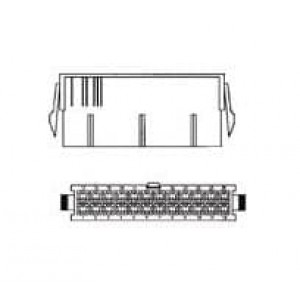 1-1586861-6, Проводные клеммы и зажимы 16P PLUG PNL MNT GLOW WIRE