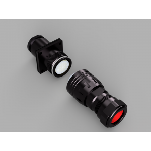 Соединитель LT-PS-S-50/16E, Соединитель взрывозащищенный, сигнальный, тип соединения: кабель-аппарат, 16 полюсов, напряжение: 50V DC, IP66, 1 Ex db e IIC T6 Gb / Ex tb IIIC Ta80oC Db, материал корпуса: металл