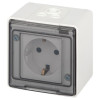 Розетка Эксперт 11-2501-01 2P+E IP55 16А-250В ОУ бел. Эра Б0063294