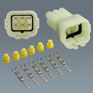 DJ7065F-2.2-11, Разъем авт. соединитель DJ7065F-2.2-11, 12/ 24 (DC) В вилка