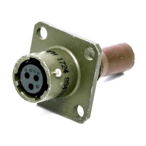 PT00CE-8-4S(SR), Круговой мил / технические характеристики соединителя 4P Sz 8 Wall Mt Sckt Recept Strain Relief