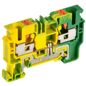Колодка клеммная CP-PEN земля 10мм2 желто-зеленая YCT21-00-K52-010
