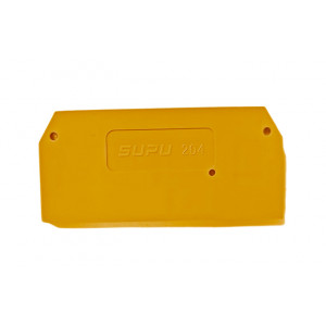 Торцевая крышка 204122, Торцевая крышка, для клемм TA4, цвет: оранжевый