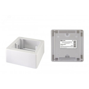 Коробка установочная ОП 88х88х44 мм, универсальная, подъемная, белая, IP20, инд. штр SQ1401-0231