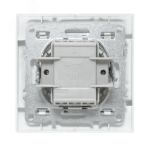 Выключатель 2-кл. СП Минск 10А IP20 бел. Basic ERV10-023-10