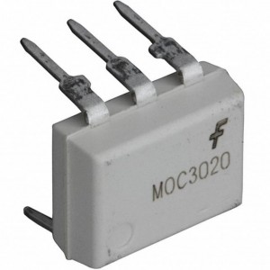 MOC3020M, OPTOISOLATOR 5.3KV TRIAC 6DIP